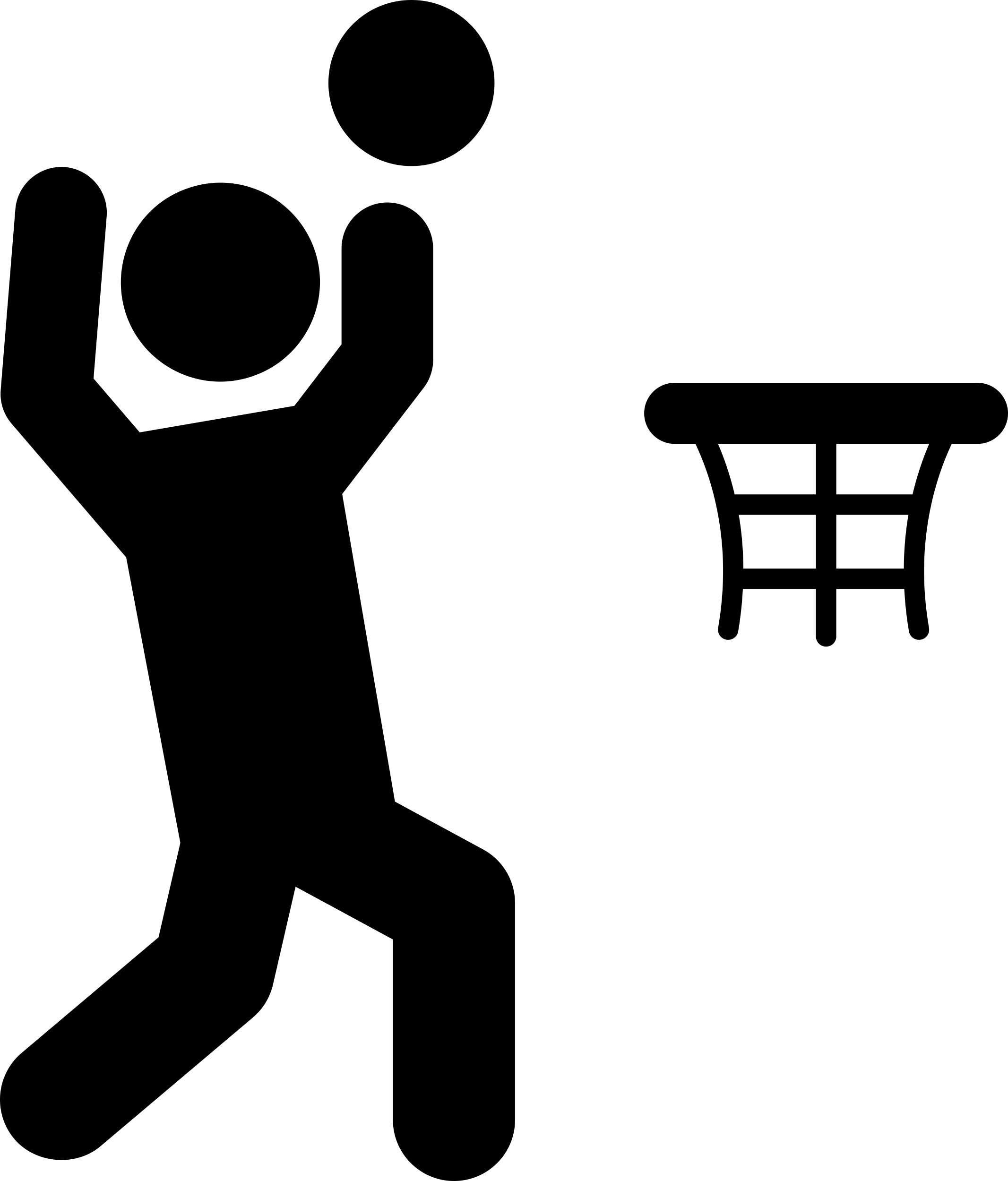 Basketball Player Stencil Svg Design File Free Vectors
